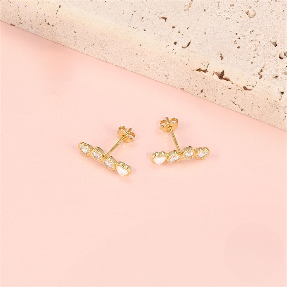 Opaline Heart Jewellery Set